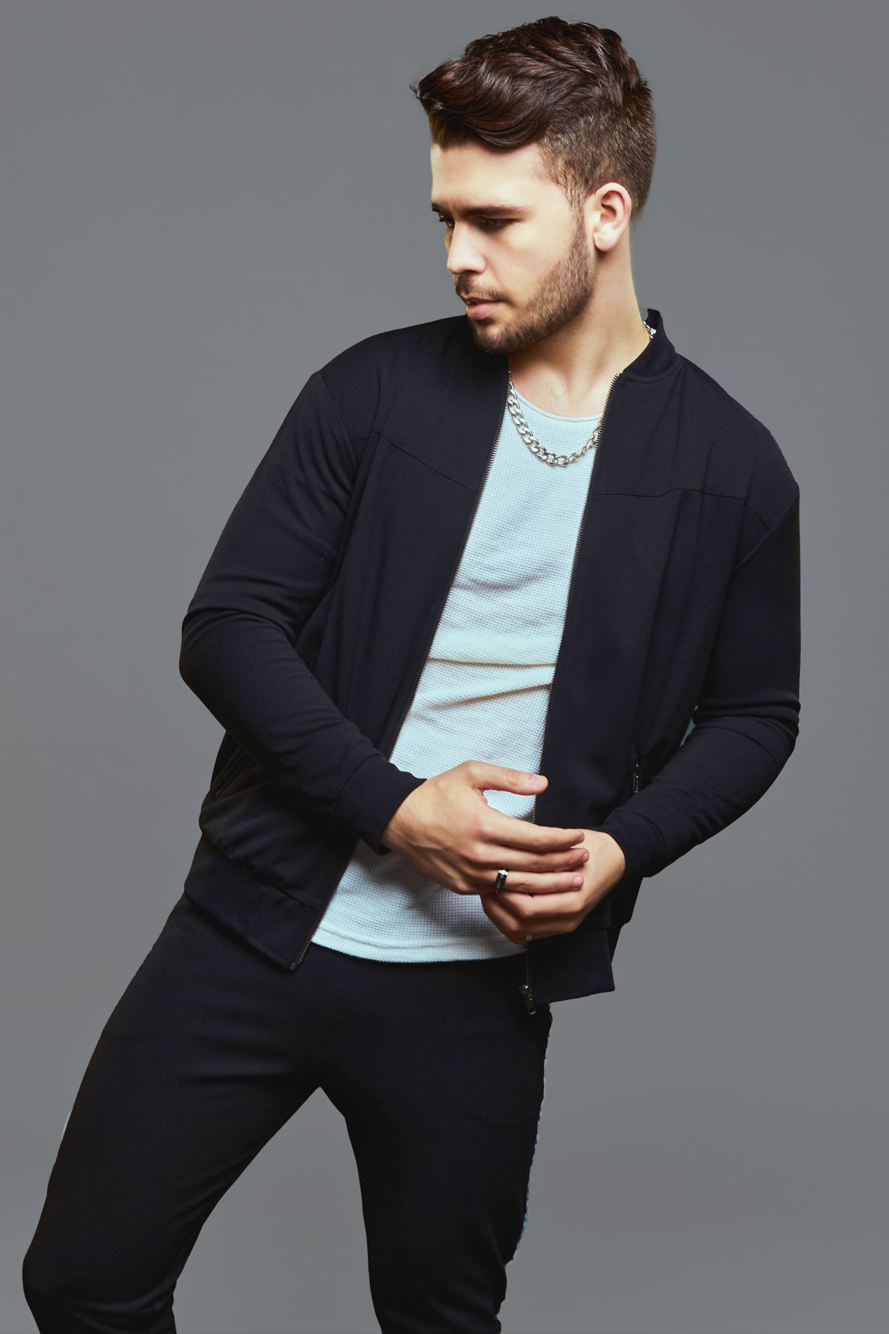 Unisex Jacket - Black Shadow