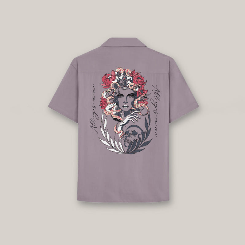 Pink Bowling Shirt