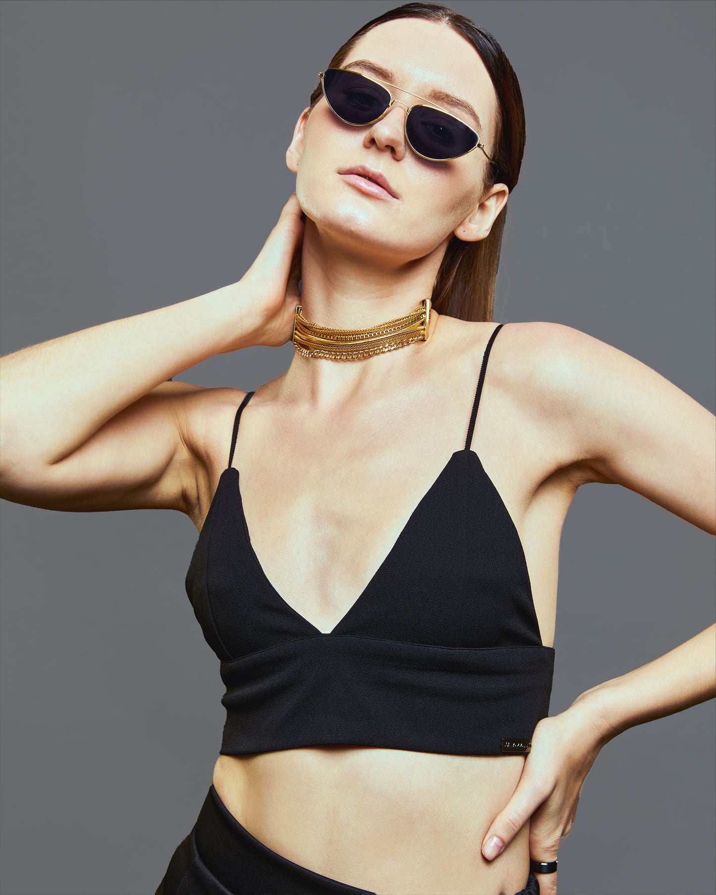Bralette Top - Dark Waters