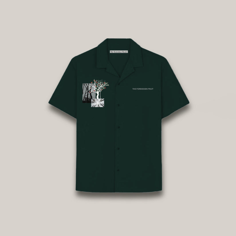 Emerald Green Bowling Shirt
