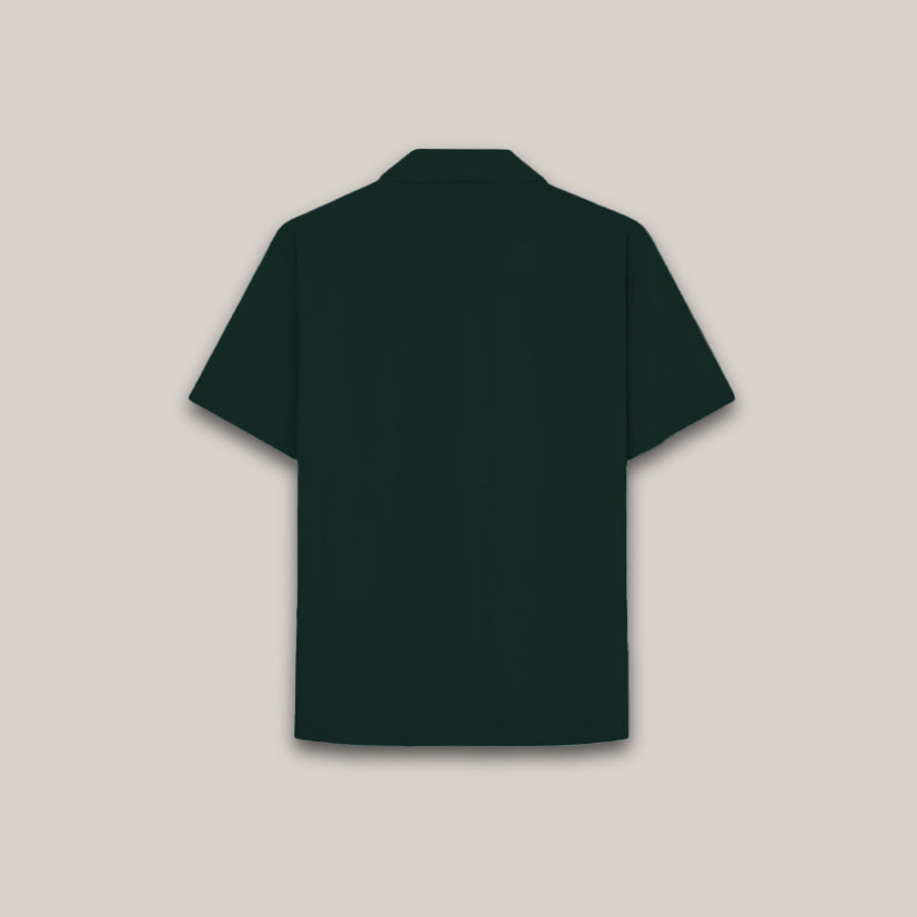 Emerald Green Bowling Shirt