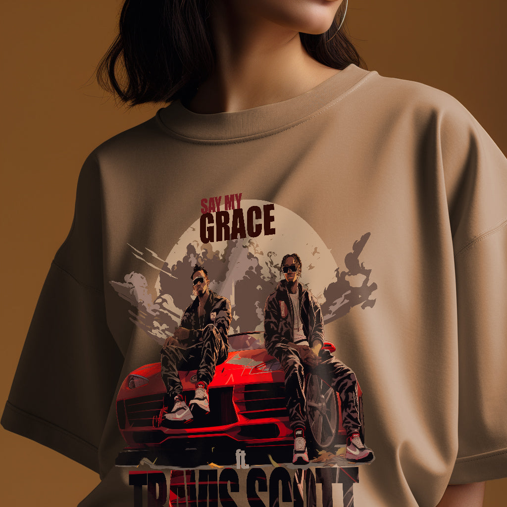Say My Grace Oversized T-shirt