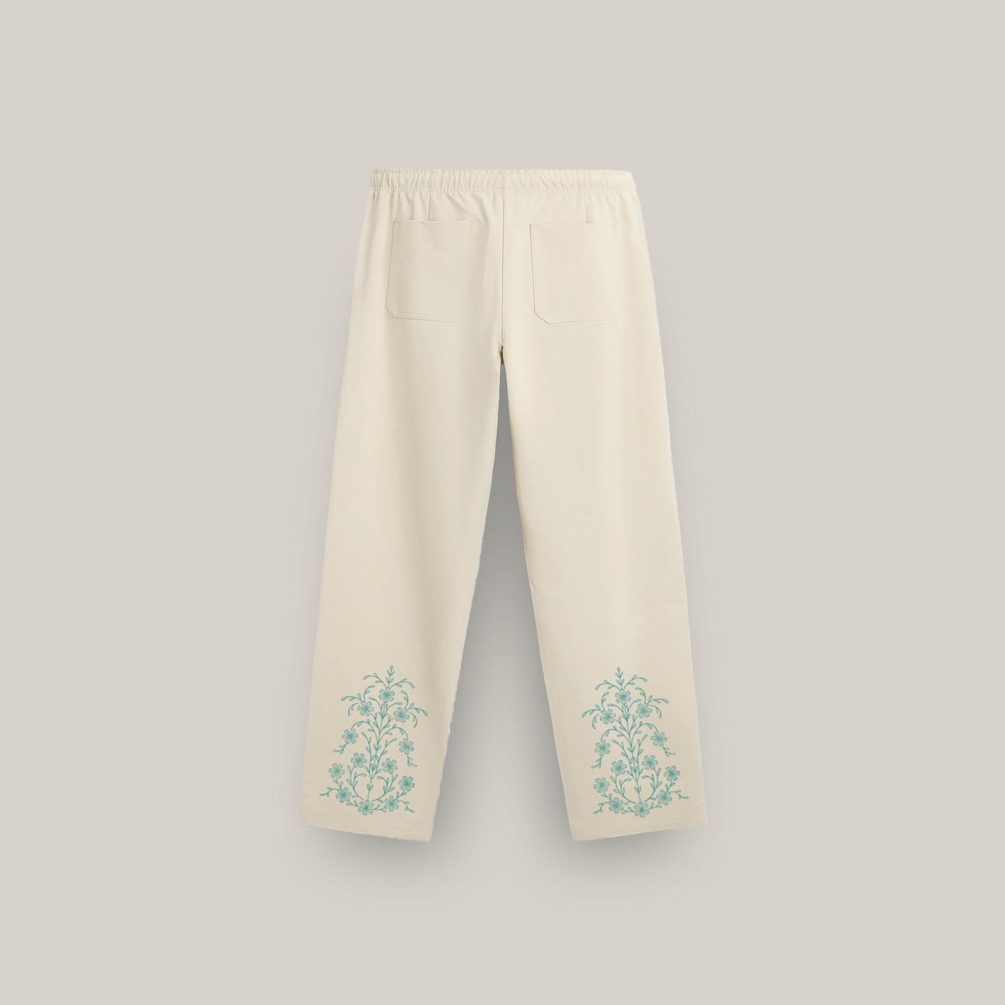 Eden Threads White Sweatpants