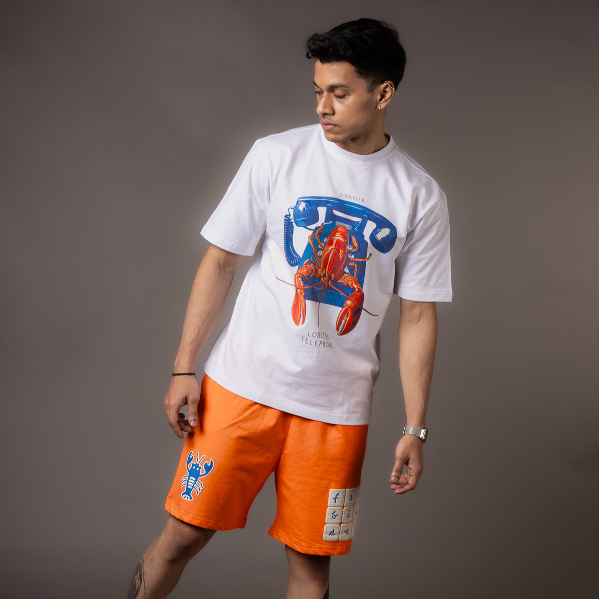 Lobster Telephone Oversized Tshirt