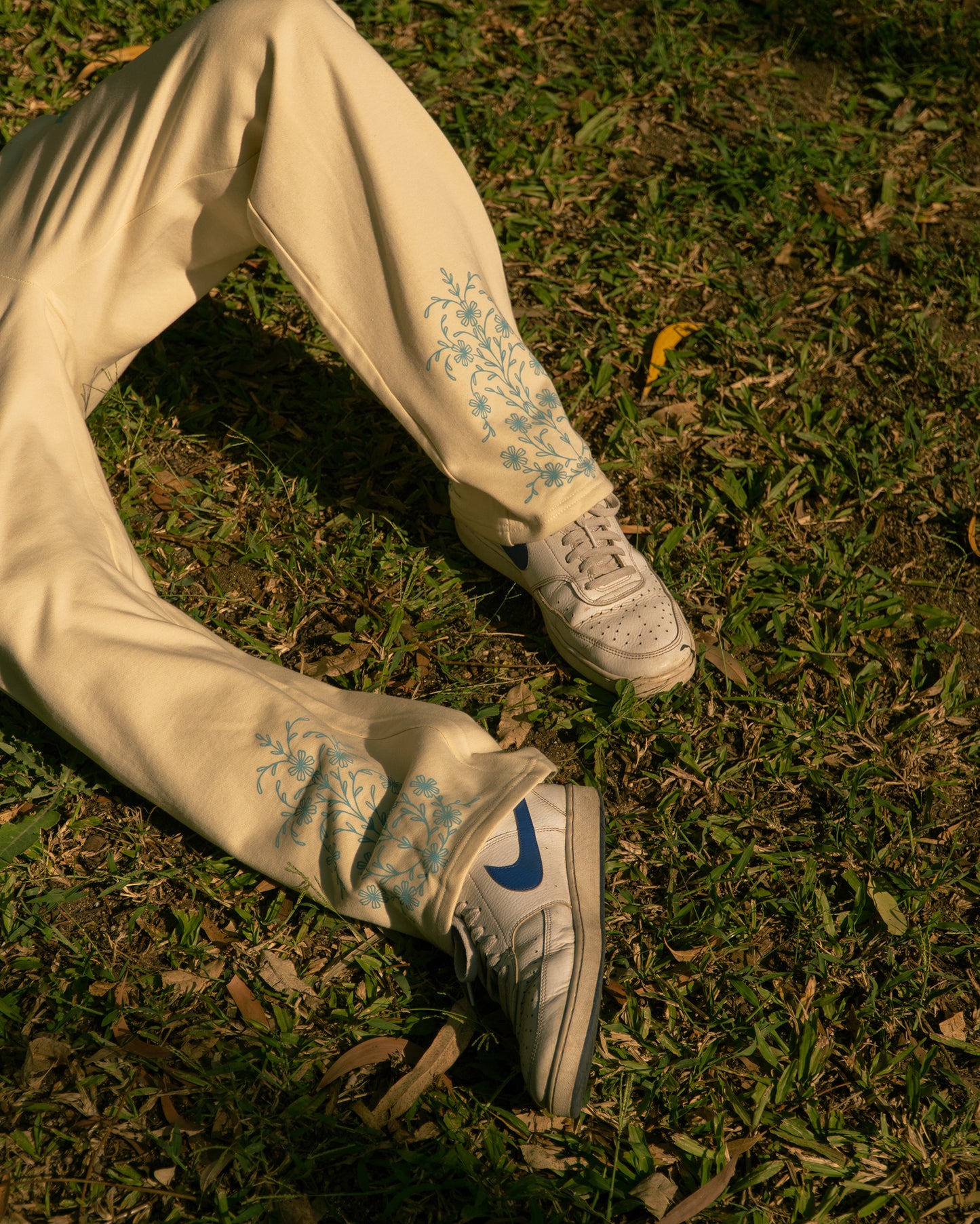 Eden Threads White Sweatpants