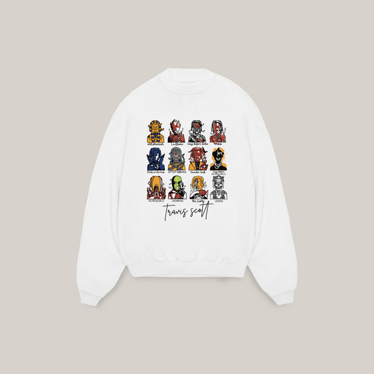 Travis Journey Oversized Sweatshirt